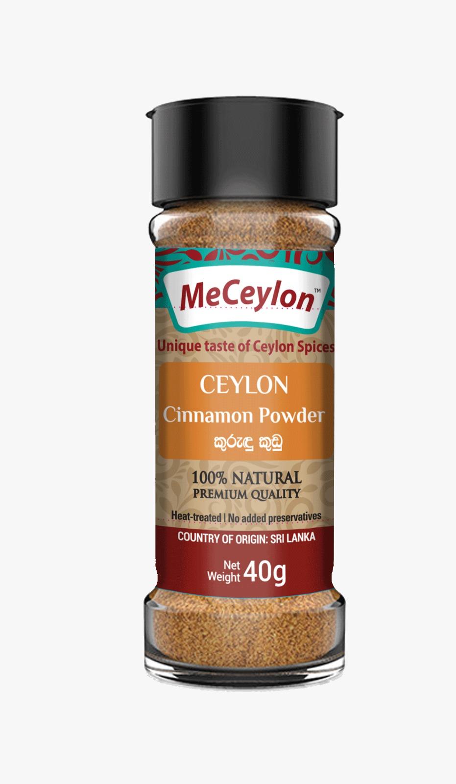 MeCeylon Cinnamon Powder Glass Bottle 40g