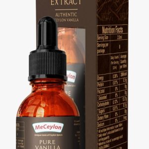 MeCeylon Vanilla Extract in Dropper Glass Bottle 20ml