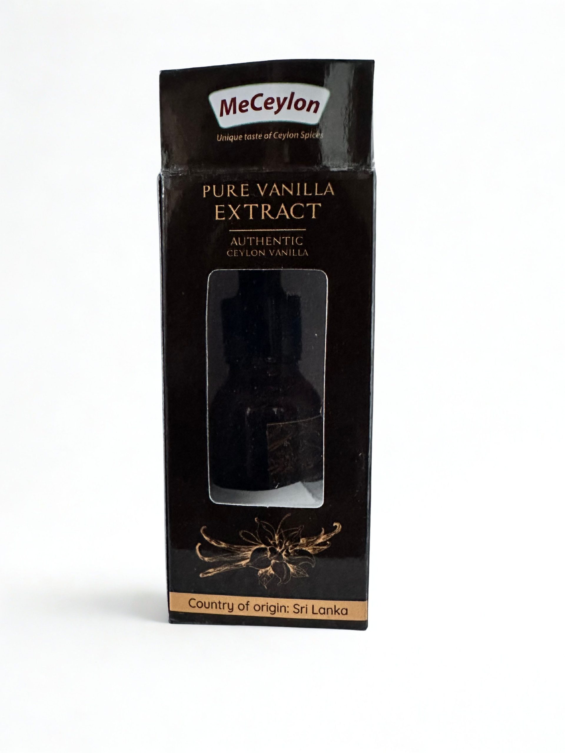 MeCeylon Vanilla Extract in Dropper Glass Bottle 20ml