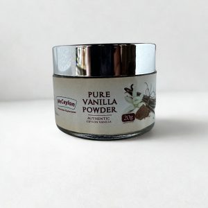 MeCeylon Vanilla Powder in Glass Jar 20g
